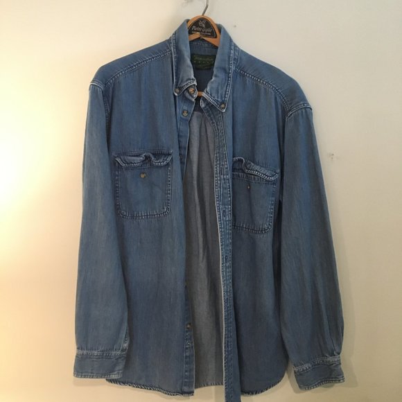 VINTAGE DENIM BUTTON UP - Picture 7 of 14